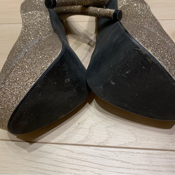 Champagne Gold Sparkle Stilettos - Picture 7 of 9
